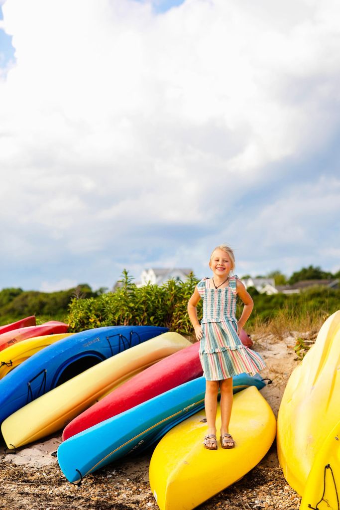 Family Portrait Session on the beach on Block Island in RI.