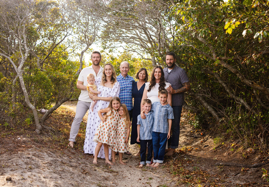 Extended family session on Block Island, RI