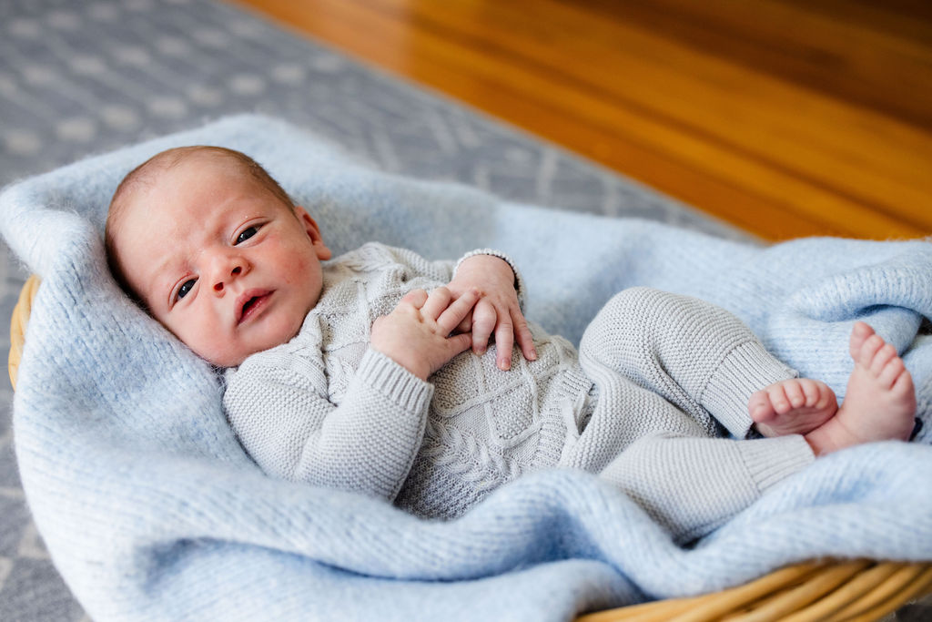 Newborn Photography session in Rhode Island with family photographer